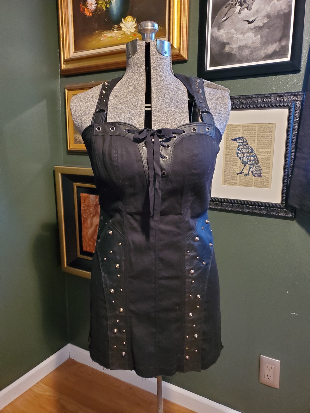 Vintage Gothic XL Lipservice Punk Rock dress